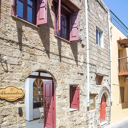 Rodos Old Town Authentic Alexandra Stone House * Rhodes City