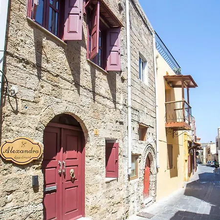 Rodos Old Town Authentic Alexandra Stone House Rhodes City